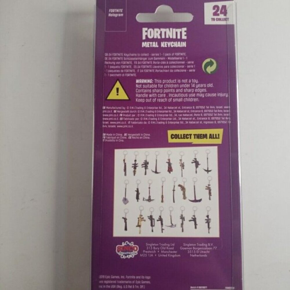 Fortnite Battle Royale SCAR Assault Rifle Keychain ~6.5" - Picture 2 of 2